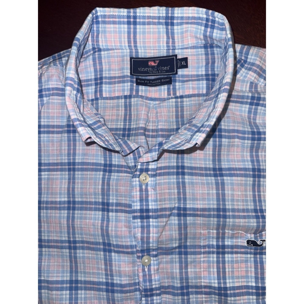 Vineyard Vines Men's XL Slim Fit Tucker Shirt Lightweight Summer Beach Party